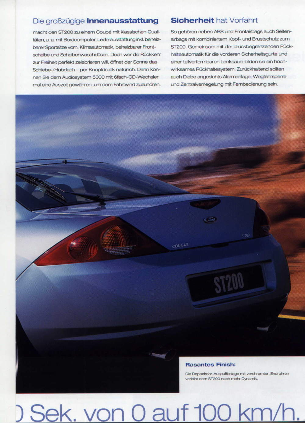 Catalogo Ford Cougar ST200 - pagina 4